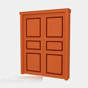 Wooden Door V5 3d model