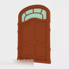 Wooden Door V6 3d model