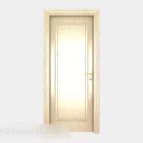 Simple Home Room Door V2 3d model