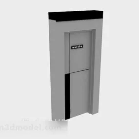 Apartment Stair Door 3d model
