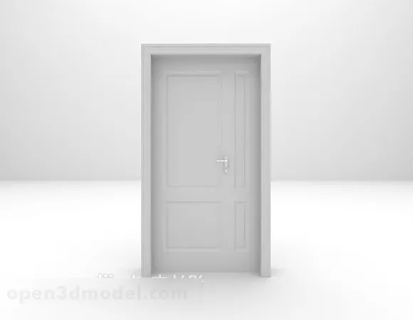 Wooden Door V9 3d model Wooden Door V9 3d model