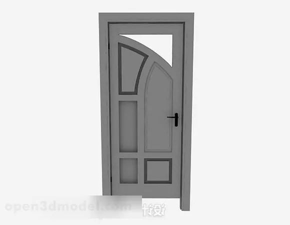 Home Wooden Door V4 3d model Home Wooden Door V4 3d model