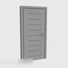 Simple Wooden Door V5 3d model