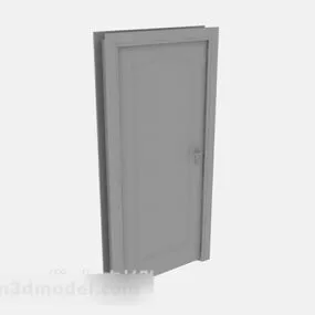 Wooden Door V17 3d model