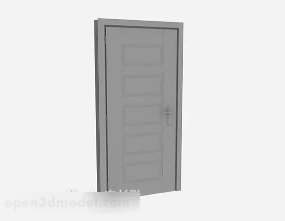 Wooden Door Structure V1 3d model Wooden Door Structure V1 3d model