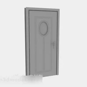 Modern Wooden Door V4 3d model