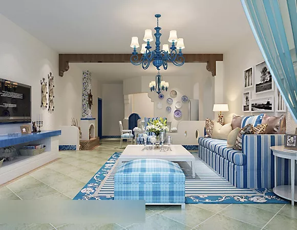 Living Room Chandelier Interior V4 3d model Living Room Chandelier Interior V4 3d model