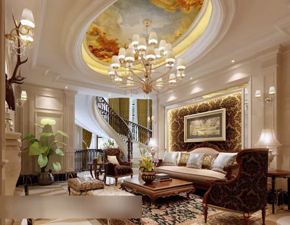 European Living Room Interior V30 3d model European Living Room Interior V30 3d model