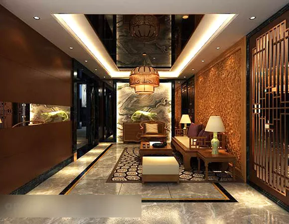 Chinese Style Living Room Interior V10 3d model Chinese Style Living Room Interior V10 3d model