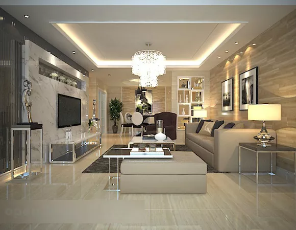 Modern Living Room Furniture Interior V3 3d model Modern Living Room Furniture Interior V3 3d model