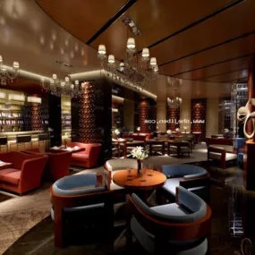Western Restaurant Interior V1 3d model
