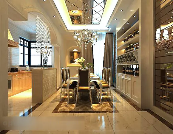 European Style Home Dinning Room Interior V1 3d model European Style Home Dinning Room Interior V1 3d model