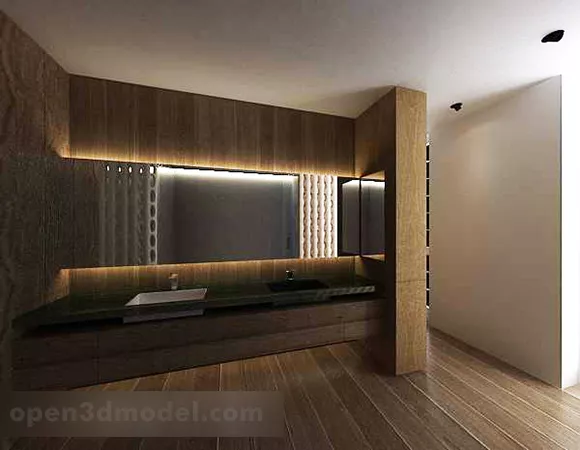 Smart Toilet Cantilever 3d model