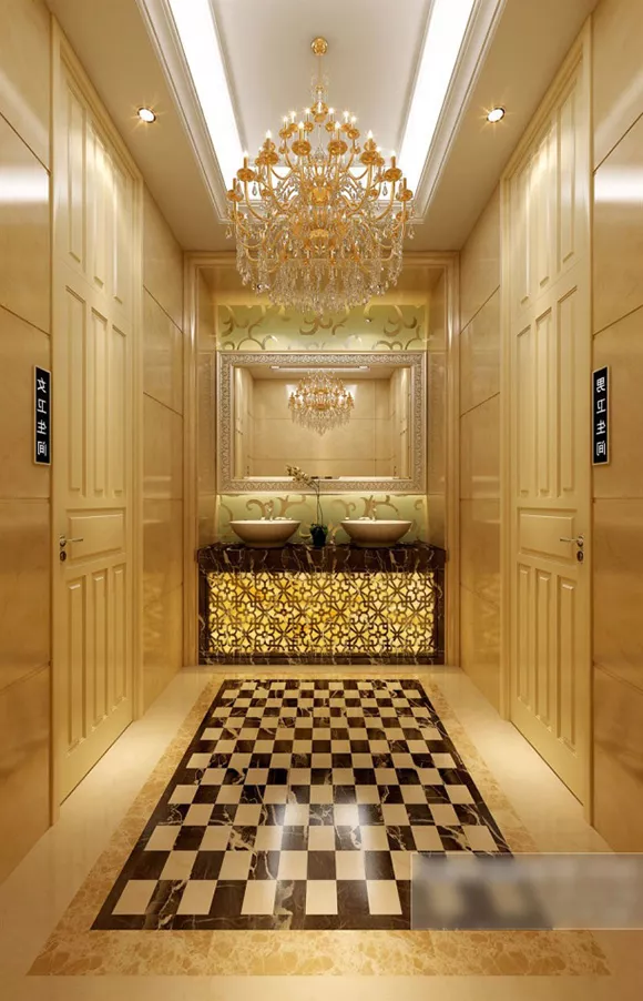 Bathroom Chandeliers Design Interior 3d model Bathroom Chandeliers Design Interior 3d model