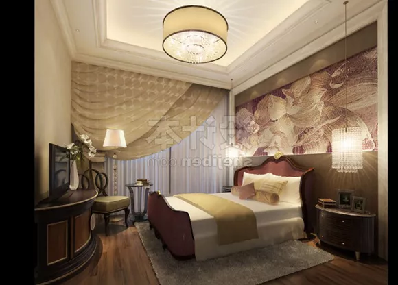 Chinese Bedroom Ceiling Decoration Interior V1 3d model Chinese Bedroom Ceiling Decoration Interior V1 3d model