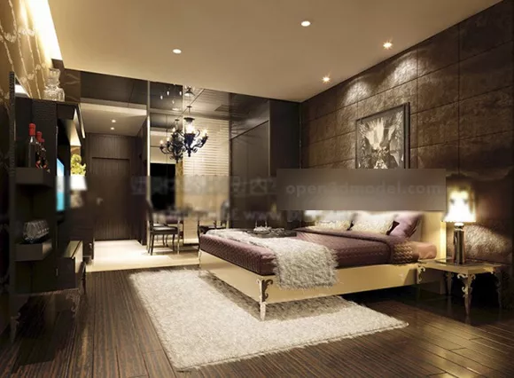 Master Bedroom Interior V1 3d model Master Bedroom Interior V1 3d model