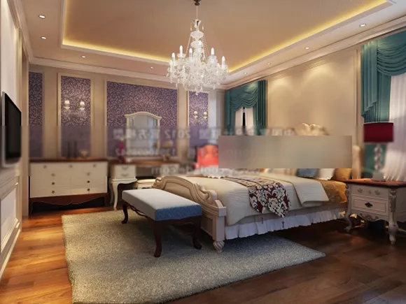 Western Home Design Master Bedroom Interior 3d model Western Home Design Master Bedroom Interior 3d model
