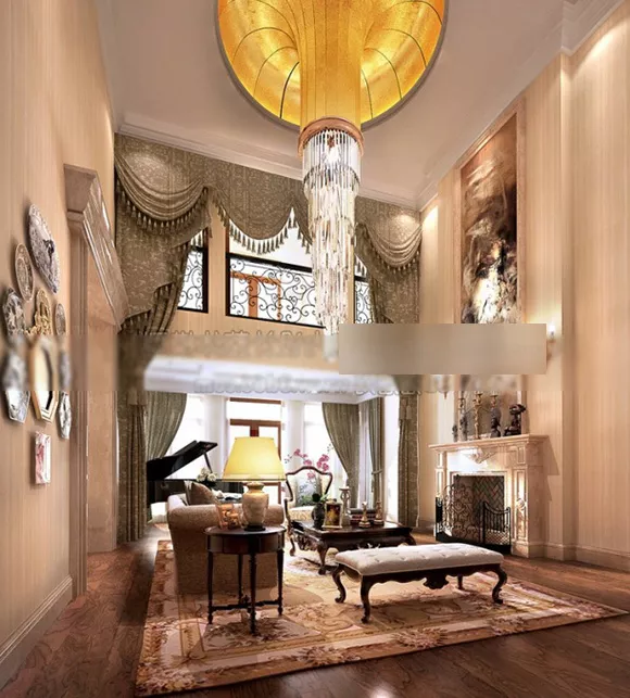 Luxury Duplex Living Room Classic Interior 3d model Luxury Duplex Living Room Classic Interior 3d model