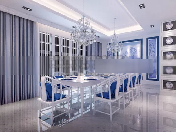 Modern Master Dinning Room Interior 3d model Modern Master Dinning Room Interior 3d model