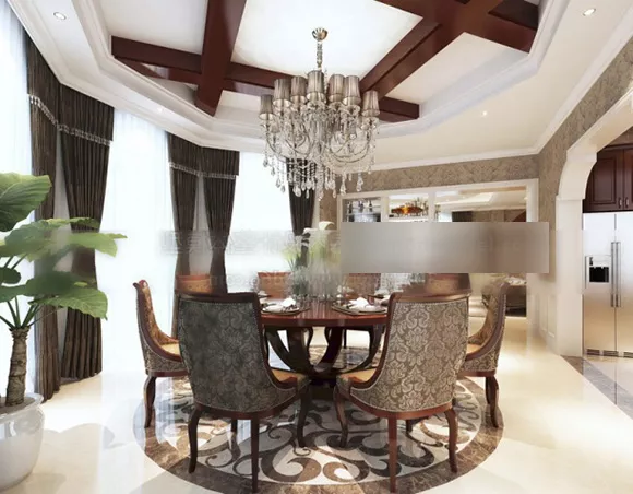 Restaurant Round Table Vip Room Interior 3d model Restaurant Round Table Vip Room Interior 3d model