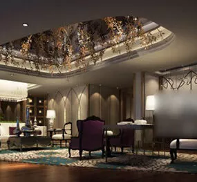 Living Room Ceiling Decoration Interior V1 3d model