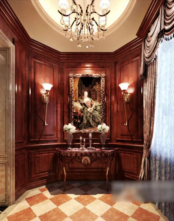 Classic Entrance Cabinet Interior 3d model Classic Entrance Cabinet Interior 3d model