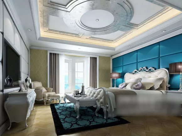 European Classic Ceiling Bedroom Interior 3d model European Classic Ceiling Bedroom Interior 3d model