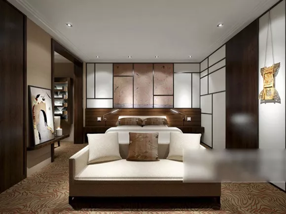 Chinese Wooden Style Bedroom Interior 3d model Chinese Wooden Style Bedroom Interior 3d model
