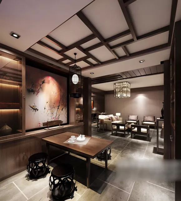 Wooden Style Chinese Restaurant Interior 3d model Wooden Style Chinese Restaurant Interior 3d model