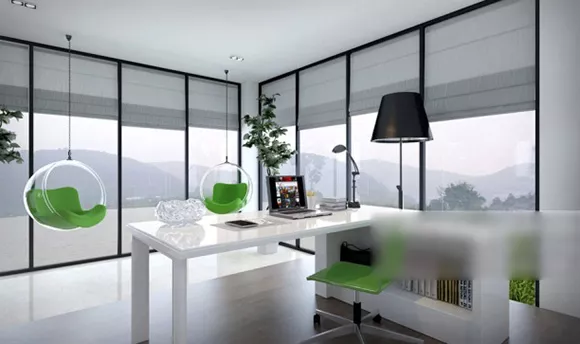 Simple Glass Study Room Interior 3d model Simple Glass Study Room Interior 3d model