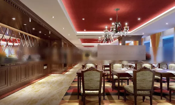 Red Ceiling Bar Club Interior 3d model Red Ceiling Bar Club Interior 3d model