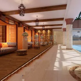 Classic Villa Interior 3d model