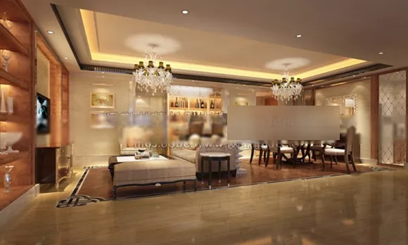 Classic Living Room Style Interior 3d model Classic Living Room Style Interior 3d model