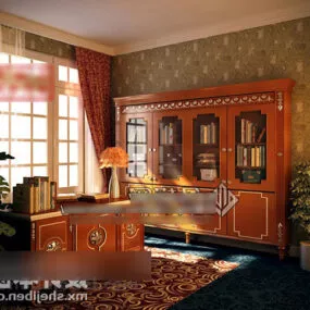 Home Kitchen Room Interior 3d model