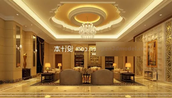 Living Room Interior V21 3d model Living Room Interior V21 3d model