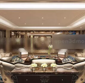 General Manager Office Interior V1 3d model