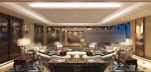 General Manager Office Interior V1 3d model General Manager Office Interior V1 3d model