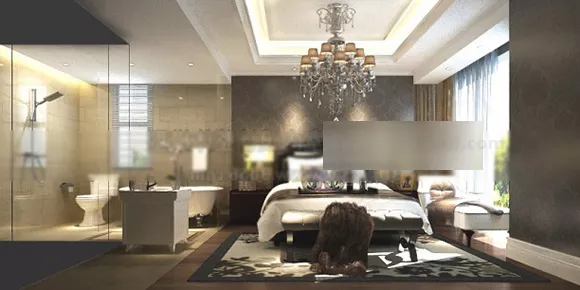 Hotel Bedroom Interior V2 3d model Hotel Bedroom Interior V2 3d model