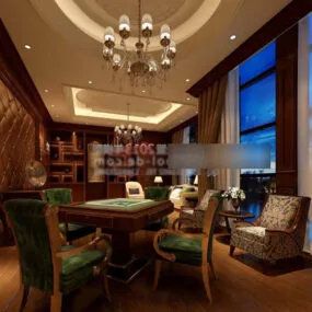 Leisure Club Design Interior 3d model
