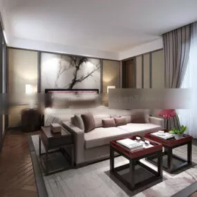 Wedding Room Interior 3d model