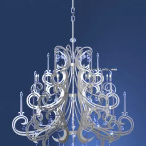 European Classic Chandelier 3d model