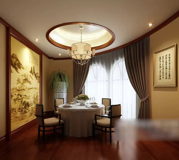 Home Dinning Room Ceiling Decor Interior 3d model Home Dinning Room Ceiling Decor Interior 3d model