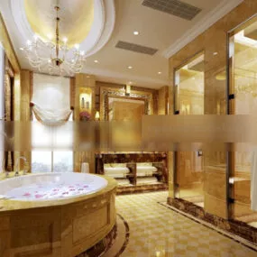 Boutique Bathroom Interior 3d model