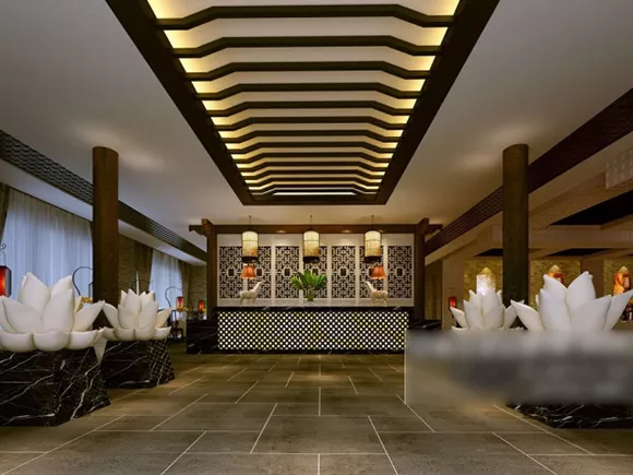 Restaurant Ceiling Decoration Interior V1 3d model Restaurant Ceiling Decoration Interior V1 3d model