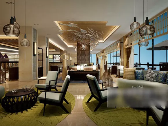 Restaurant Ceiling Decor Interior V1 3d model Restaurant Ceiling Decor Interior V1 3d model