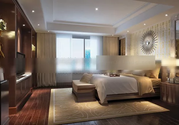 Modern Asian Style Bedroom Interior 3d model Modern Asian Style Bedroom Interior 3d model
