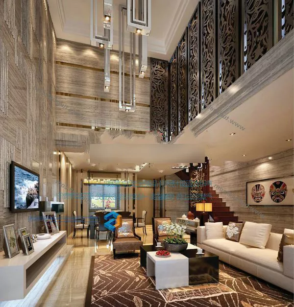 Luxury Villa Design Living Room Interior 3d model Luxury Villa Design Living Room Interior 3d model