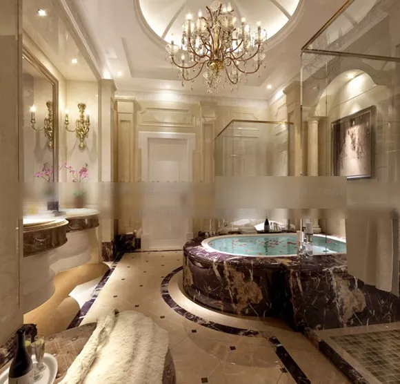 Vintage Bathroom Design Interior 3d model Vintage Bathroom Design Interior 3d model