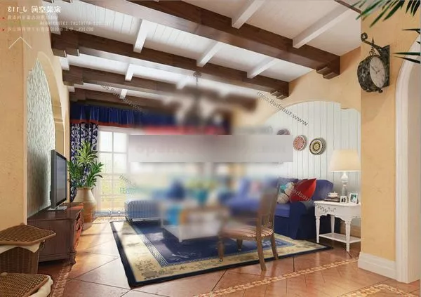 Modern Country House Villa 3d model