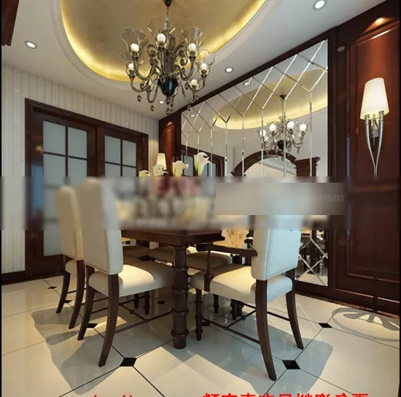 Restaurant Classic Background Wall Interior 3d model Restaurant Classic Background Wall Interior 3d model